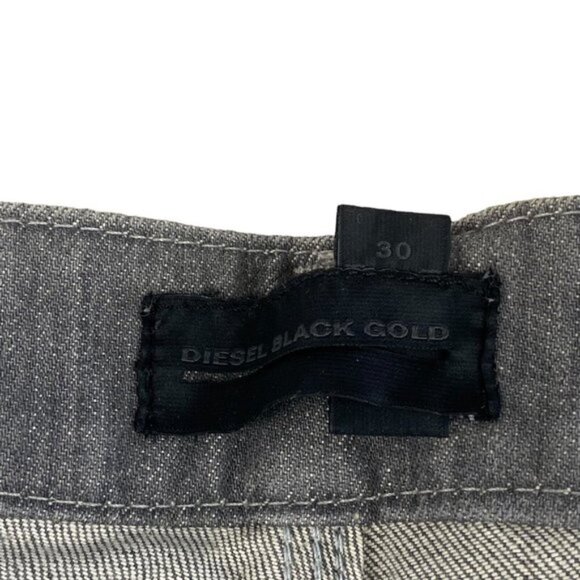 DIESEL Black Gold Superbia Wash BG80M Grey Slim Tapered Denim Jeans US 30 - Picture 12 of 16